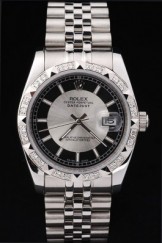 Rolex Top Replica 8742 Stainless Steel Strap Swiss Mechanism Silver Luxury Watch