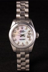Rolex Top Replica 8770 Stainless Steel Strap Silver Luxury Watch 123