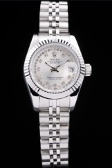 Rolex Top Replica 8786 Stainless Steel Strap Silver Luxury Watch 131