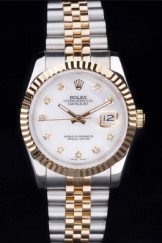 Rolex Top Replica 8769 Stainless Steel Strap Gold Luxury Watch 17