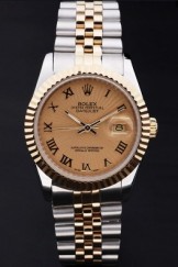 Rolex Top Replica 8672 Stainless Steel Strap Gold Luxury Watch 175
