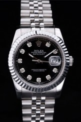 Rolex Top Replica 8686 Stainless Steel Strap Silver Luxury Watch 19
