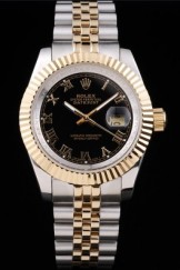 Gold Top Replica 8677 Gold Stainless Steel Strap Datejust Luxury Watch 211