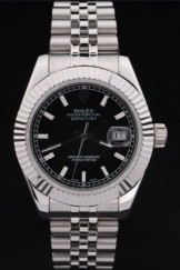 Rolex Top Replica 8673 Stainless Steel Strap Silver Luxury Watch 217