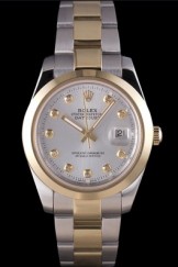 Gold Top Replica 8785 Stainless Steel Strap Datejust Luxury Watch 222