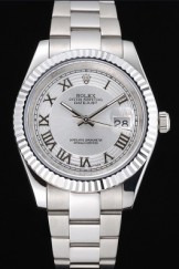 Silver Top Replica 8772 Stainless Steel Strap Datejust Luxury Watch 226
