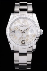 Silver Top Replica 8727 Stainless Steel Strap Datejust Luxury Watch