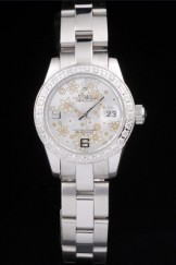 Rolex Top Replica 8781 Stainless Steel Strap Silver Luxury Watch