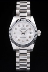 Rolex Top Replica 8729 Stainless Steel Strap Luxury Silver Watch
