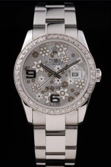 Rolex Top Replica 8715 Strap Silver Luxury Watch