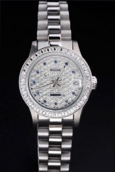 Rolex Top Replica 8730 Stainless Steel Strap Luxury Silver Watch