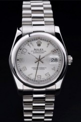 Rolex Top Replica 8775 Silver Strap Datejust Luxury Watch