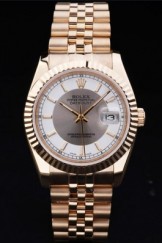 Gold Top Replica 8766 Gold Stainless Steel Strap Datejust Luxury Watch