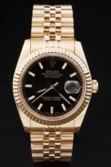 Gold Top Replica 8738 Gold Stainless Steel Strap Datejust Swiss Mechanism Luxury Watch