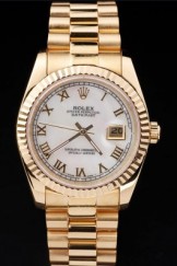 Rolex Top Replica 8751 Gold Stainless Steel Strap Datejust Swiss Mechanism Luxury Watch