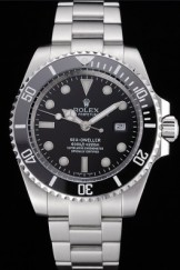 Rolex Sea Dweller Black Dial Stainless Steel Case And Bracelet 622837