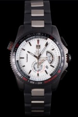 Tag Top Replica 7492 Stainless Steel Strap Carrera Luxury watch in ion-plated stainless steel case