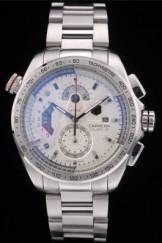Tag Heuer Luxury Replica Carrera Calibre 36 Stainless Steel Strap White Dial 3986780