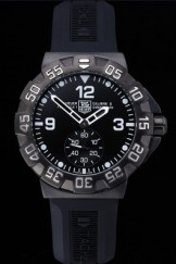 Tag Heuer Formula One Grande Date Black Dial Rubber Bracelet 622275