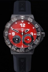 Tag Heuer Formula One Calibre S Red Dial Rubber Bracelet 622283