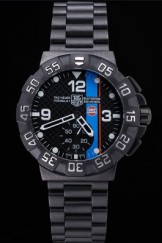 Tag Heuer Formula One Special Gulf Edition Black Dial And Blue Ion Plated Steinless Steel Bracelet 622288