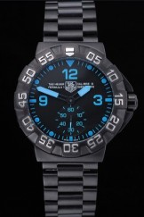 Tag Heuer Formula One Grande Date Black Dial Blue Numerals Ion Plated Steinless Steel Bracelet 622292