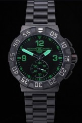 Tag Heuer Formula One Grande Date Black Dial Green Numerals Ion Plated Steinless Steel Bracelet 622294