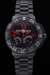 Tag Heuer Formula One Calibre S Black Dial Red Numerals Ion Plated Steinless Steel Bracelet 622299