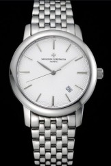 Vacheron Constantin Patrimony Silver Dial Stainless Steel Case And Bracelet 62290