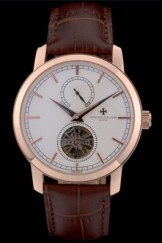 Vacheron Constantin Luxury Replica Leather Watch 3986781