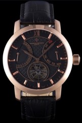 Vacheron Constantin Luxury Leather Watch 80227