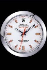 Rolex Milgauss Wall Clock Silver 621910